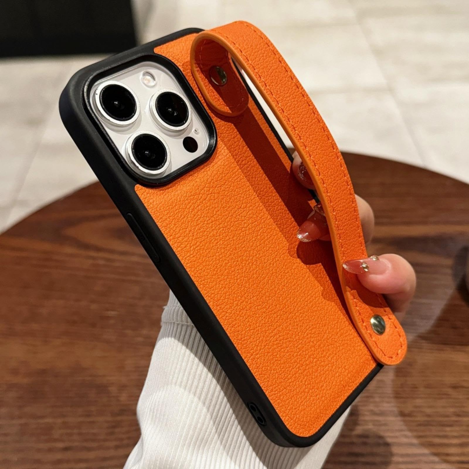 こあ　スマホケース iPhone リストストラップ ストラップ